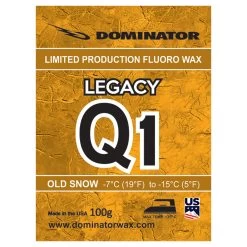 Dominator Legacy Fluoro Race Wax 10 Dominator Legacy Fluoro Race Wax -Ski Gear Shop Dominator Legacy Q1 Wax 100g