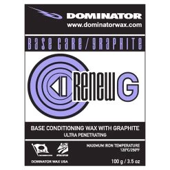 Dominator ReNew Base Prep Wax -Ski Gear Shop Dominator ReNew G 100g 25006da5 5331 4edd b47b 5b719eee5a6c