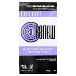 Dominator ReNew Base Prep Wax -Ski Gear Shop Dominator Renew 400g